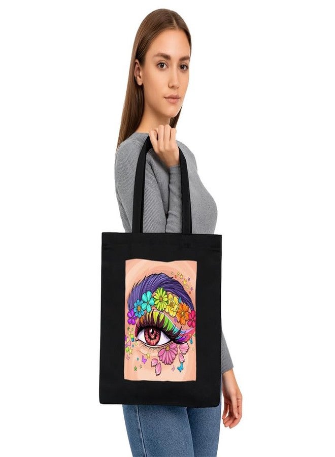 PrintWala حقيبة تسوق قماشية مطبوعة مقاومة للماء من برينتوالا للنساء | تصميم أنيق - Image 3